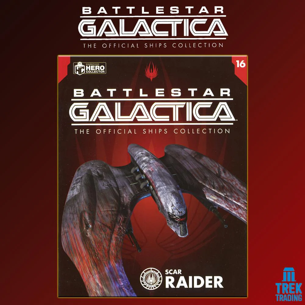 Battlestar Galactica Official Ships Collection - 27cm Scar Raider Issue 16 with Magazine - Image 5