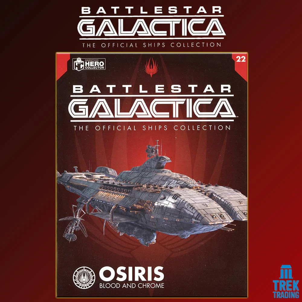 Battlestar Galactica Official Ships Collection - 28cm Blood and Chrome Osiris Battleship Issue 22 with Magazine - Image 5