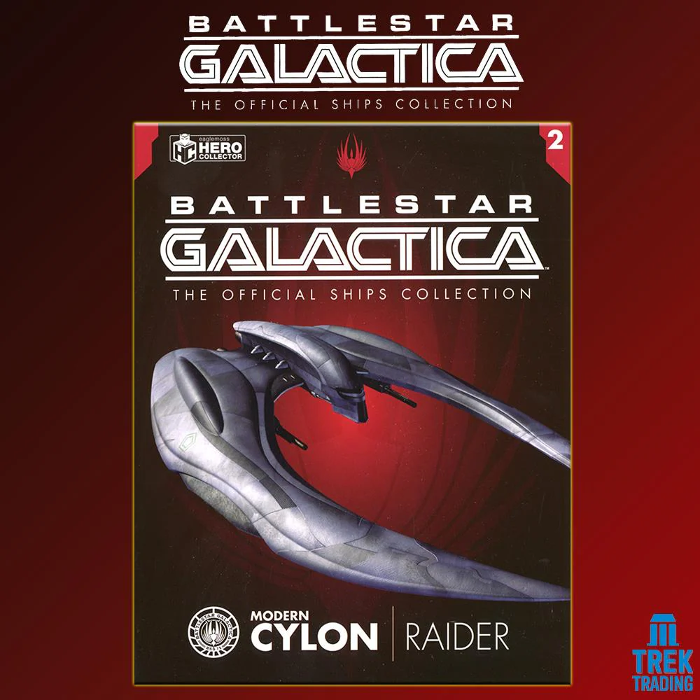 Battlestar Galactica Official Ships Collection - 27cm Modern Cylon Raider Issue 2 with Magazine - Image 5