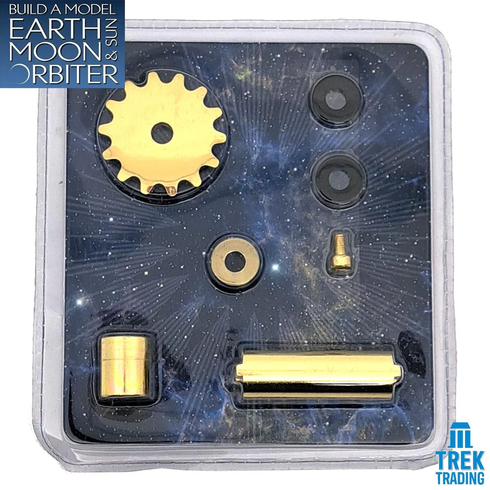Build A Model Earth Moon and Sun Orbiter Tellurion Parts - Set 56 - Space Tube and 14 Tooth Sprocket Set - Image 2