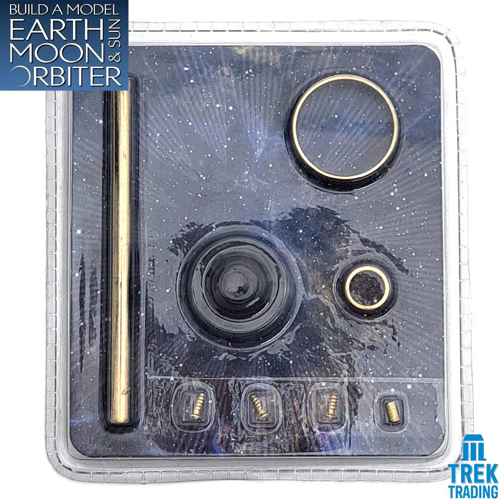 Build A Model Earth Moon and Sun Orbiter Tellurion Parts - Set 66 - Central Shaft, Collar and Spin - Image 2