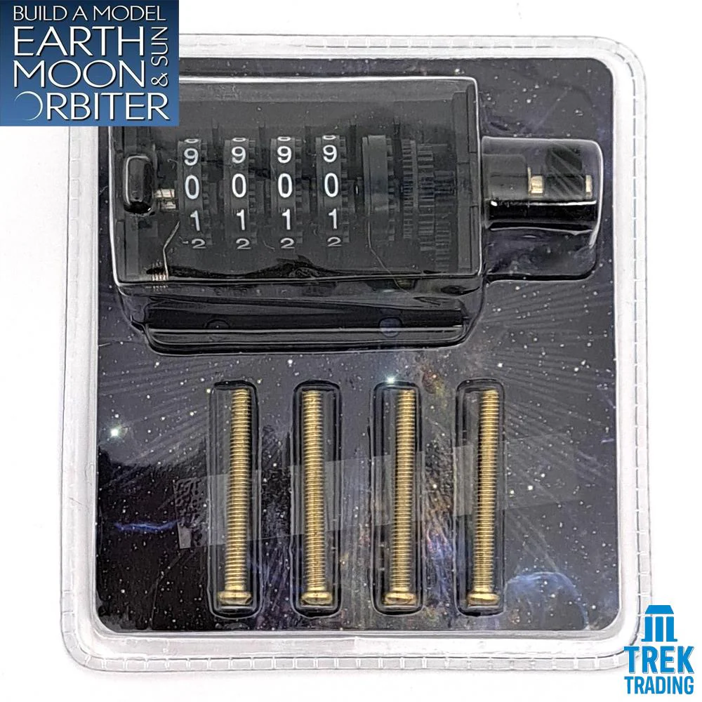 Build A Model Earth Moon and Sun Orbiter Tellurion Parts - Set 84 - Year Counter and Cross Head Bolt Set - Image 2