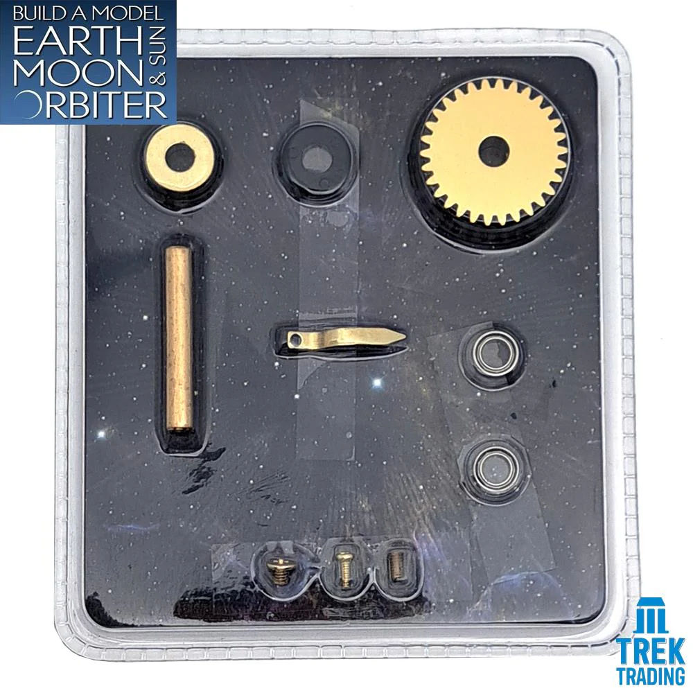 Build A Model Earth Moon and Sun Orbiter Tellurion Parts - Set 88 - Indicator Shaft and 30 Tooth Gear Set - Image 2