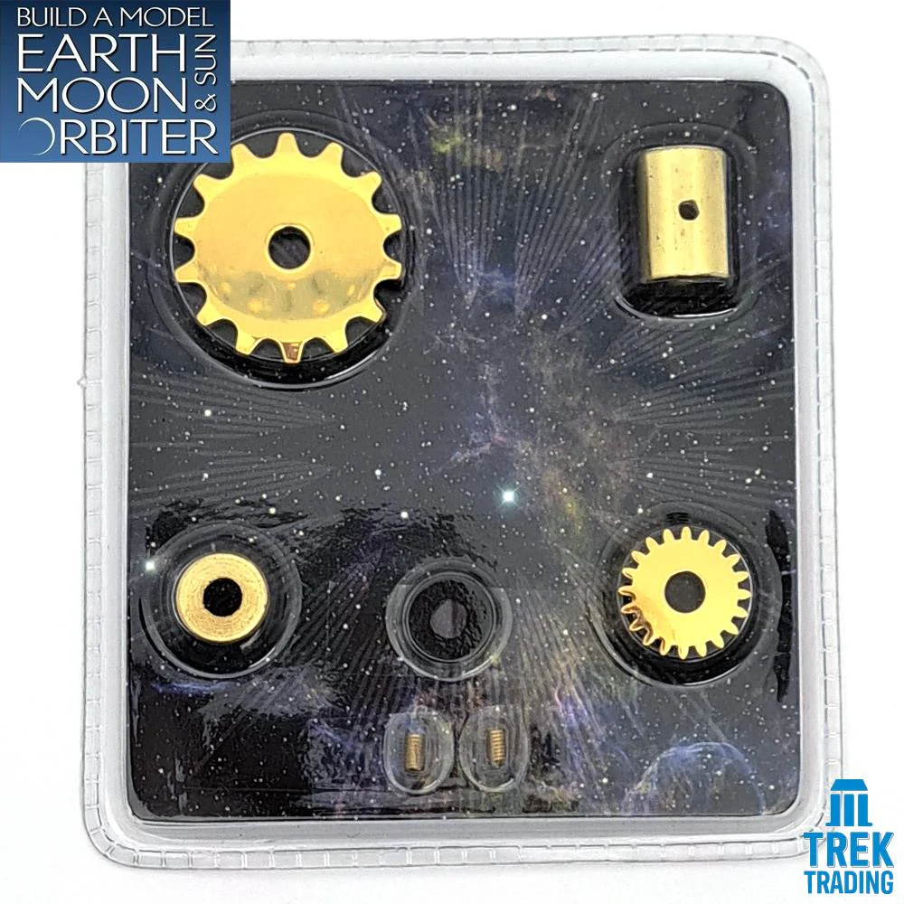 Build A Model Earth Moon and Sun Orbiter Tellurion Parts - Set 97 - 14 Tooth and 20 Tooth Gear and Locking Set - Image 2