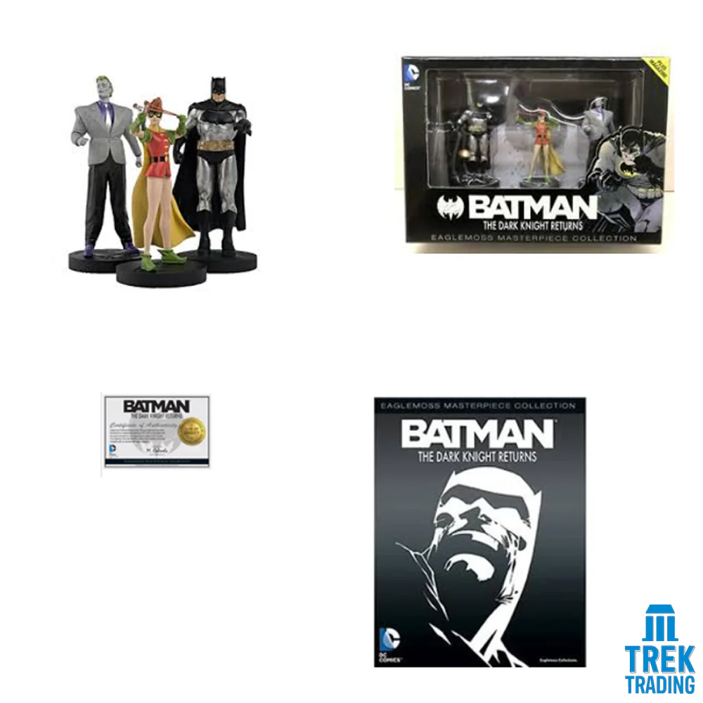 DC Comics Batman The Dark Knight Returns 3-Figure Set with Magazine - Image 5