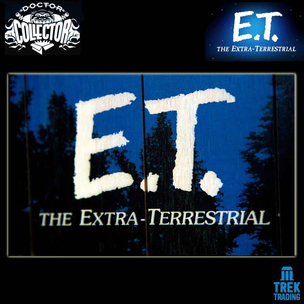 E.T. The Extra-Terrestrial - 30cm x 40cm Woodart 3D - Image 3