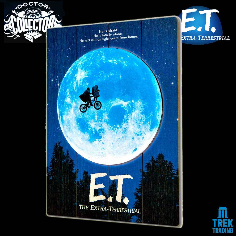 E.T. The Extra-Terrestrial - 30cm x 40cm Woodart 3D - Image 4