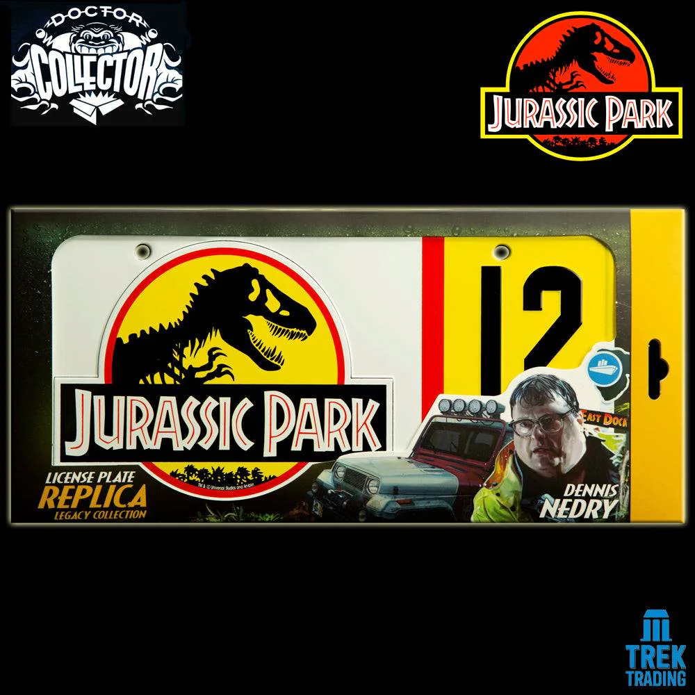 Jurassic Park - Dennis Nedry's Licence Plate - Image 2