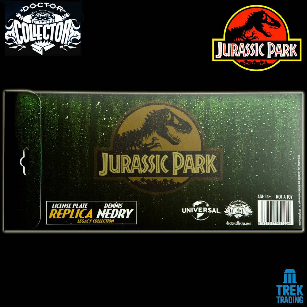 Jurassic Park - Dennis Nedry's Licence Plate - Image 3