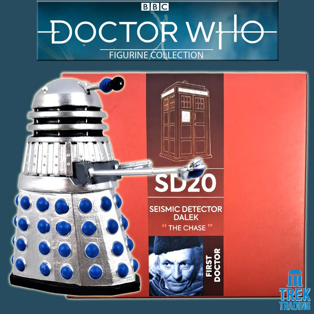 Doctor Who Figurine Collection - 8cm Seismic Detector Dalek - Rare Dalek 18 SD20 with Magazine - Image 4