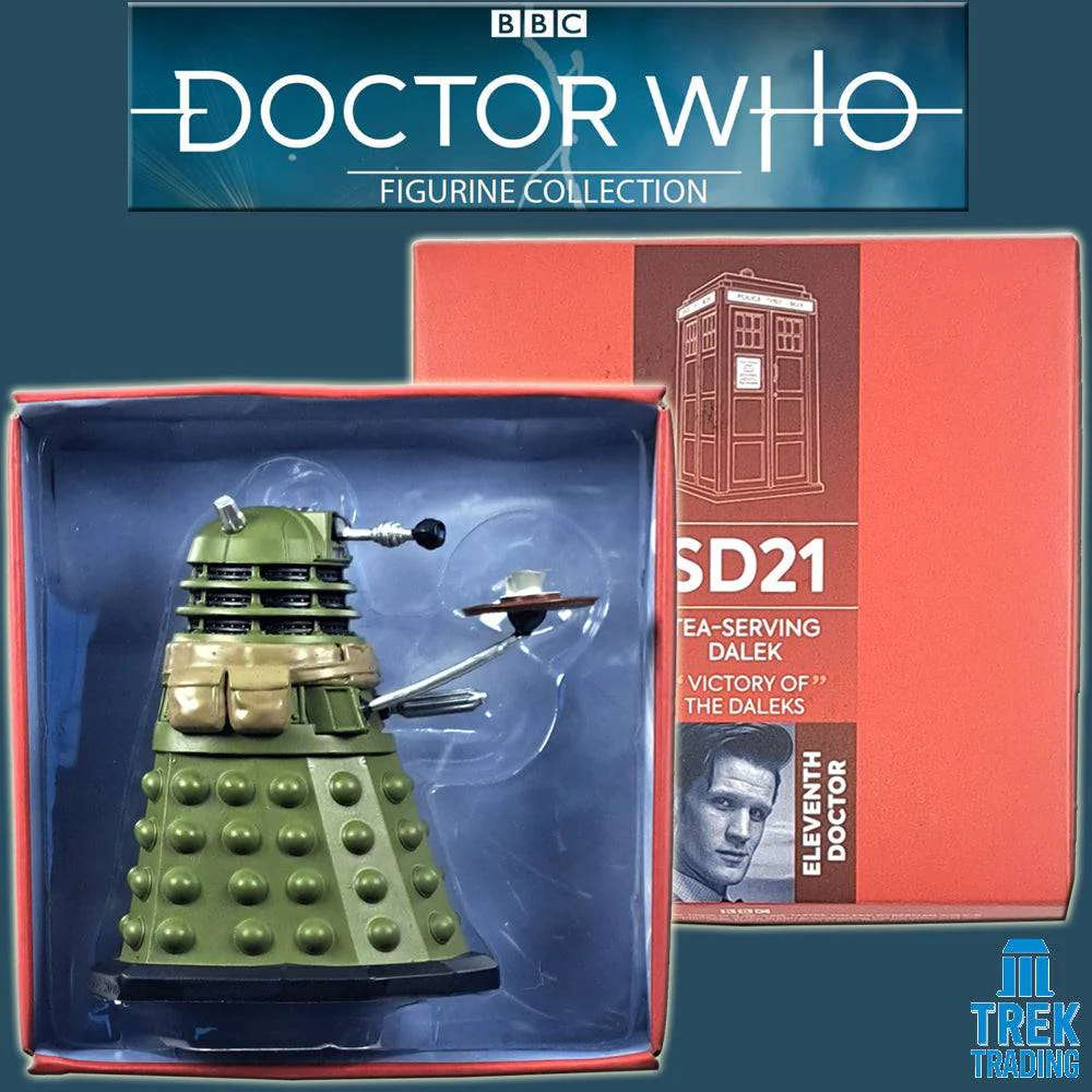 Doctor Who Figurine Collection - Rare Tea Serving Dalek - Issue RD19 with Magazine - Image 4