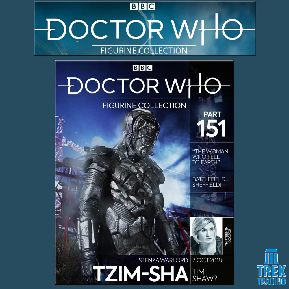 Doctor Who Figurine Collection - Stenza Warlord T'Zim Sha - Issue 151 with Magazine - Image 3
