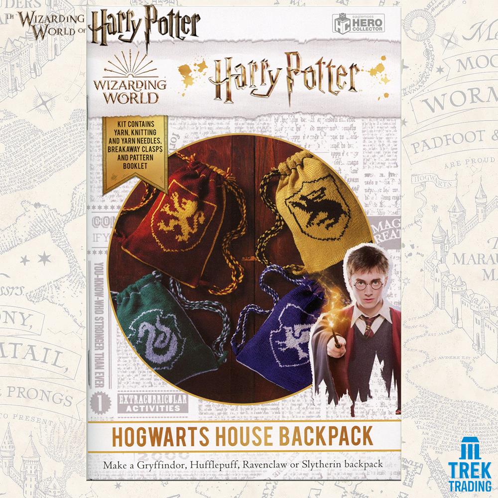 Harry Potter Wizarding World Collection - 26cm x 35cm Ravenclaw Reversible Backpack Knit Kit - Image 4