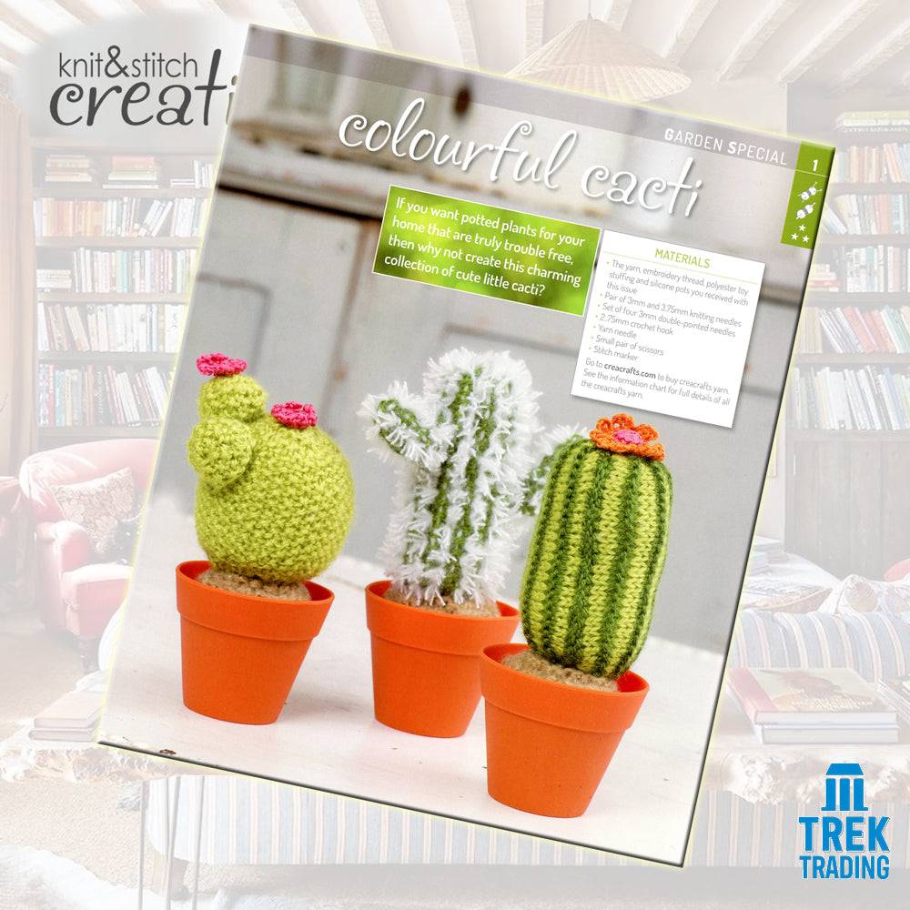 Knit & Stitch Creative - SP003 Garden Special Knitted Cacti - Image 3