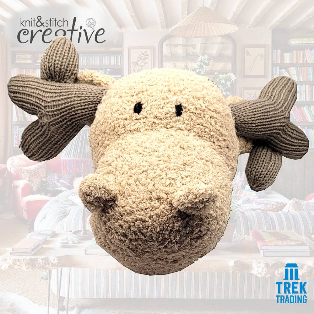 Knit & Stitch Creative - UP004 Moose Head Wall Decoration - Image 4