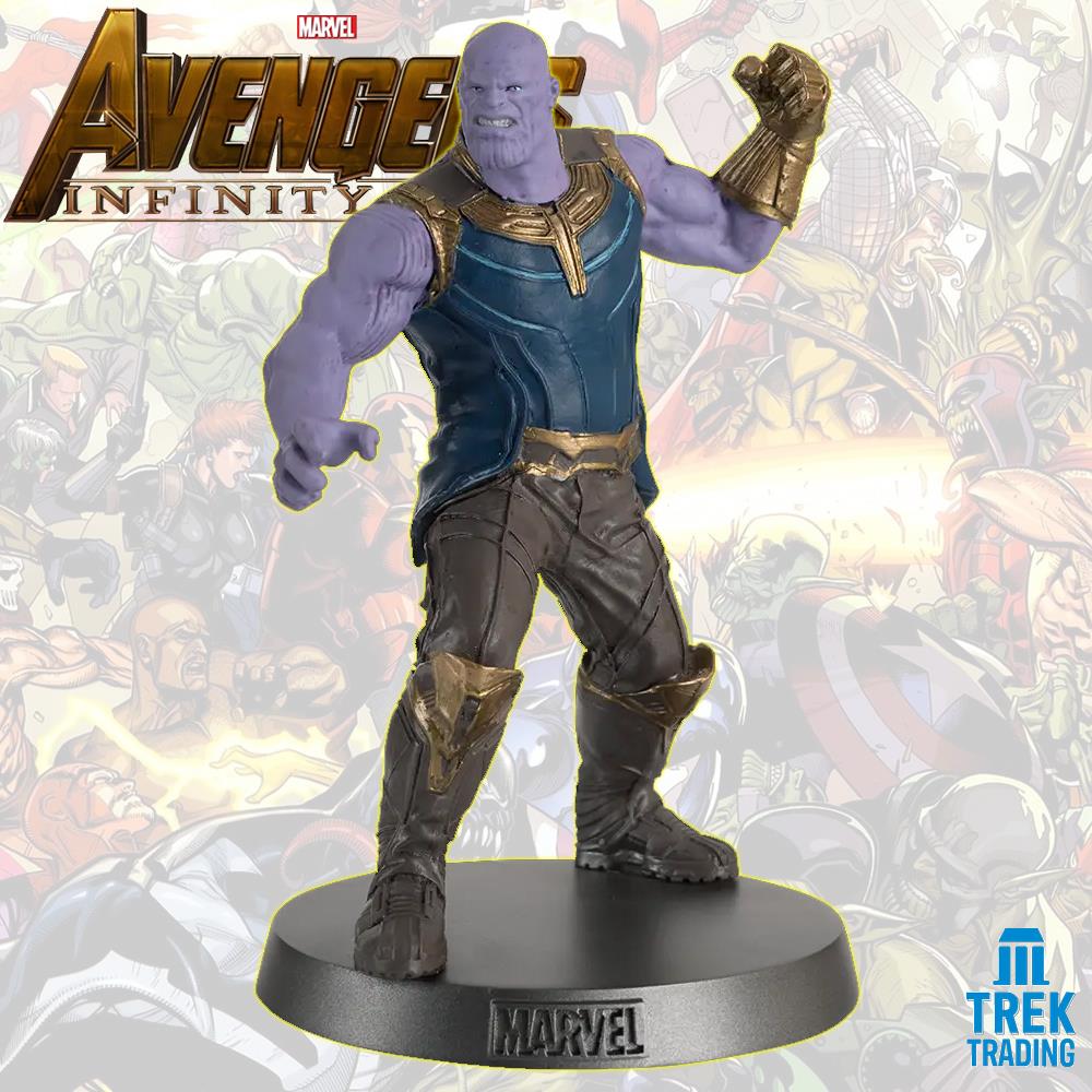 Marvel Avengers Infinity War Heavyweights Collection - 14cm Thanos Metal Statue - Image 2
