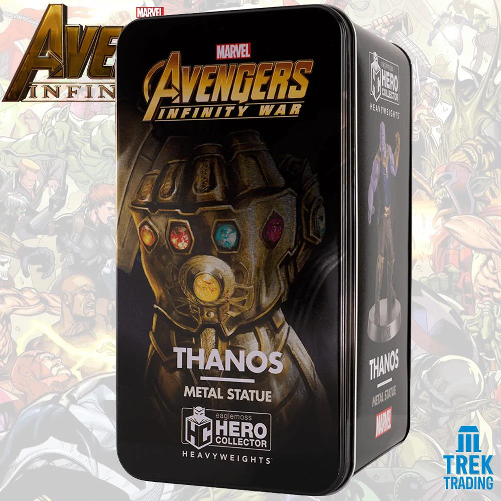 Marvel Avengers Infinity War Heavyweights Collection - 14cm Thanos Metal Statue - Image 3