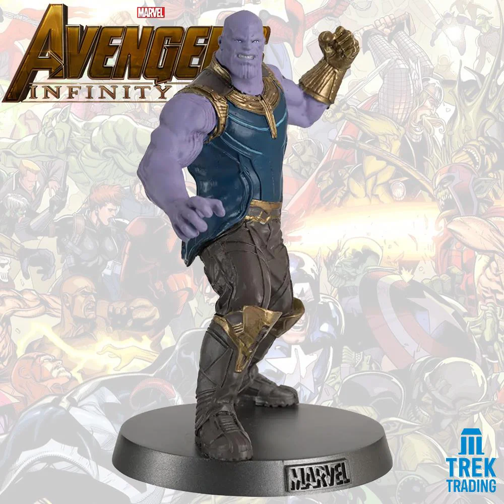 Marvel Avengers Infinity War Heavyweights Collection - 14cm Thanos Metal Statue - Image 4