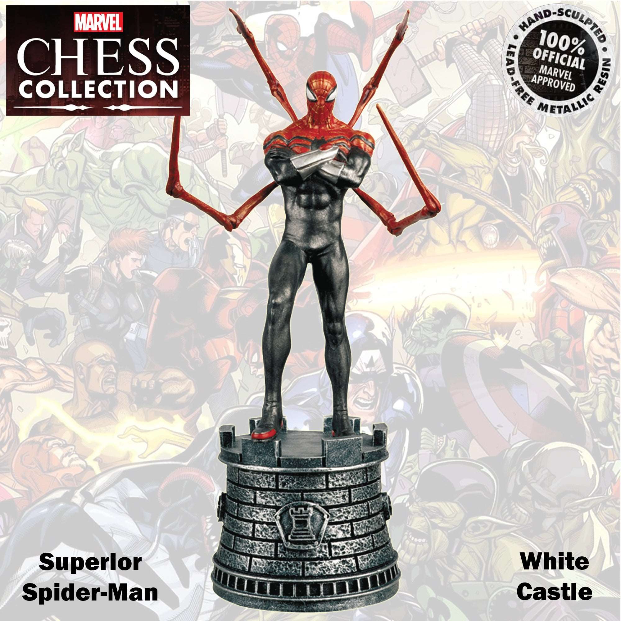 Marvel Chess Collection 13cm Superior Spider-Man White Castle 79 - Image 2
