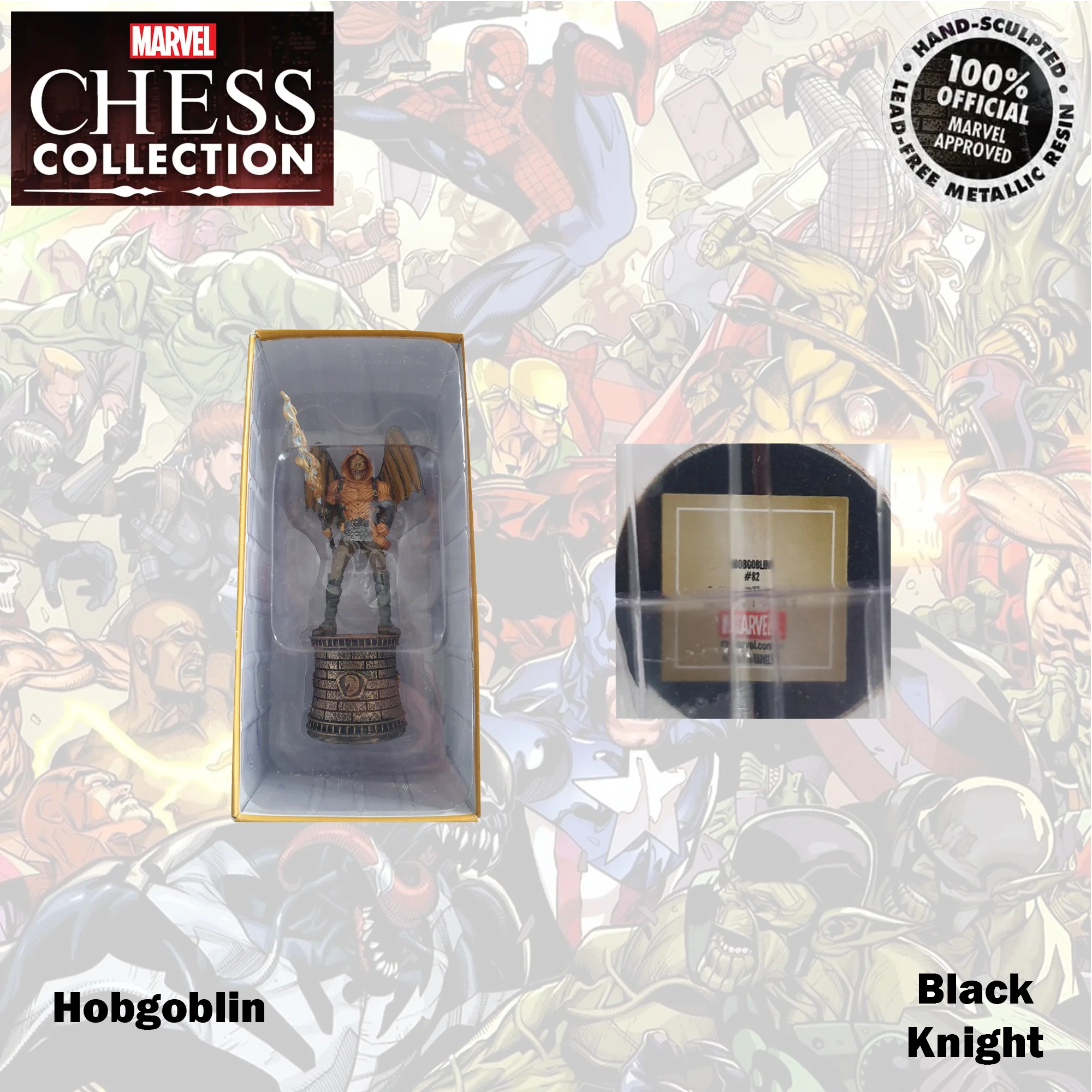 Marvel Chess Collection- 9cm Hobgoblin Black Knight 82 - Image 3