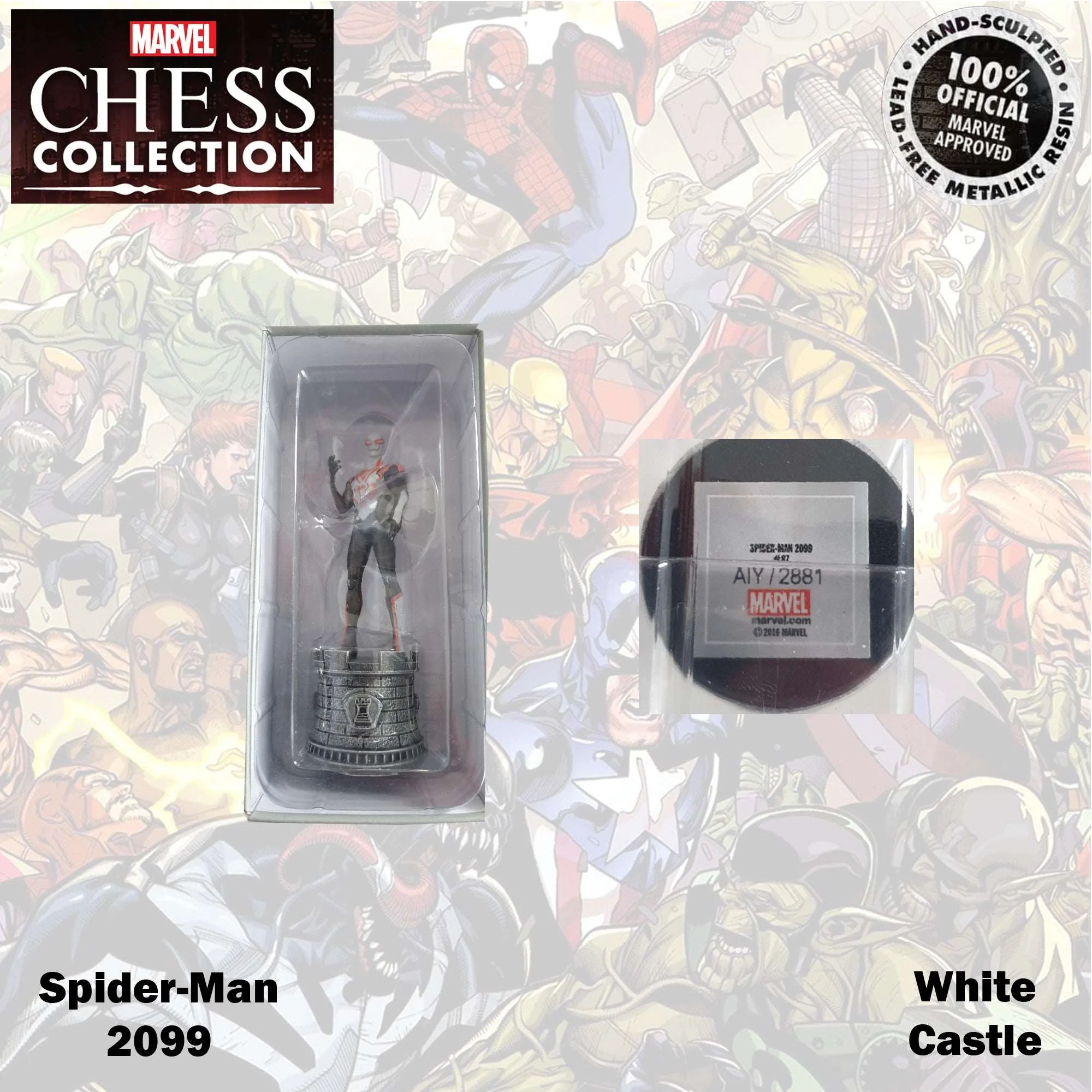 Marvel Chess Collection - 12cm Spider-Man 2099 White Castle 87 - Image 3