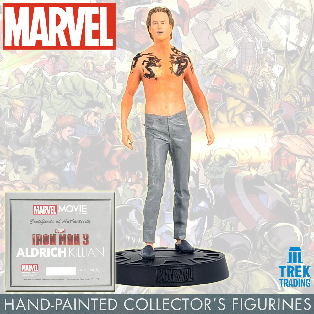 Marvel Movie Collection Figurines - 12cm Aldrich Killian 46 with Magazine - Image 4
