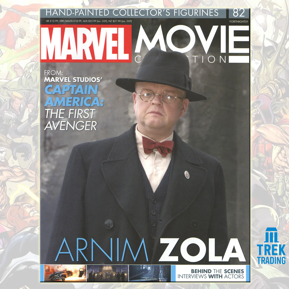 Marvel Movie Collection Figurines - 12cm Arnim Zola 82 with Magazine - Image 3