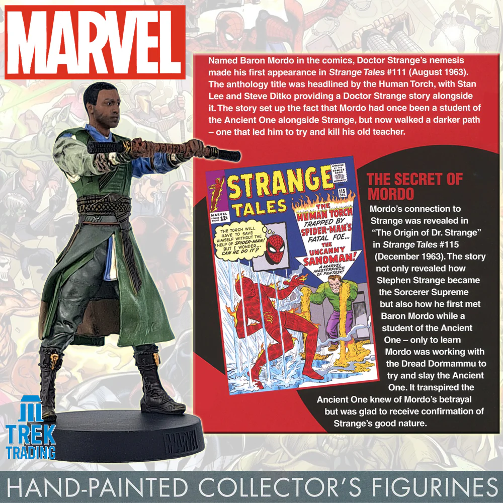Marvel Movie Collection Figurines - 12cm Mordo 42 with Magazine - Image 6