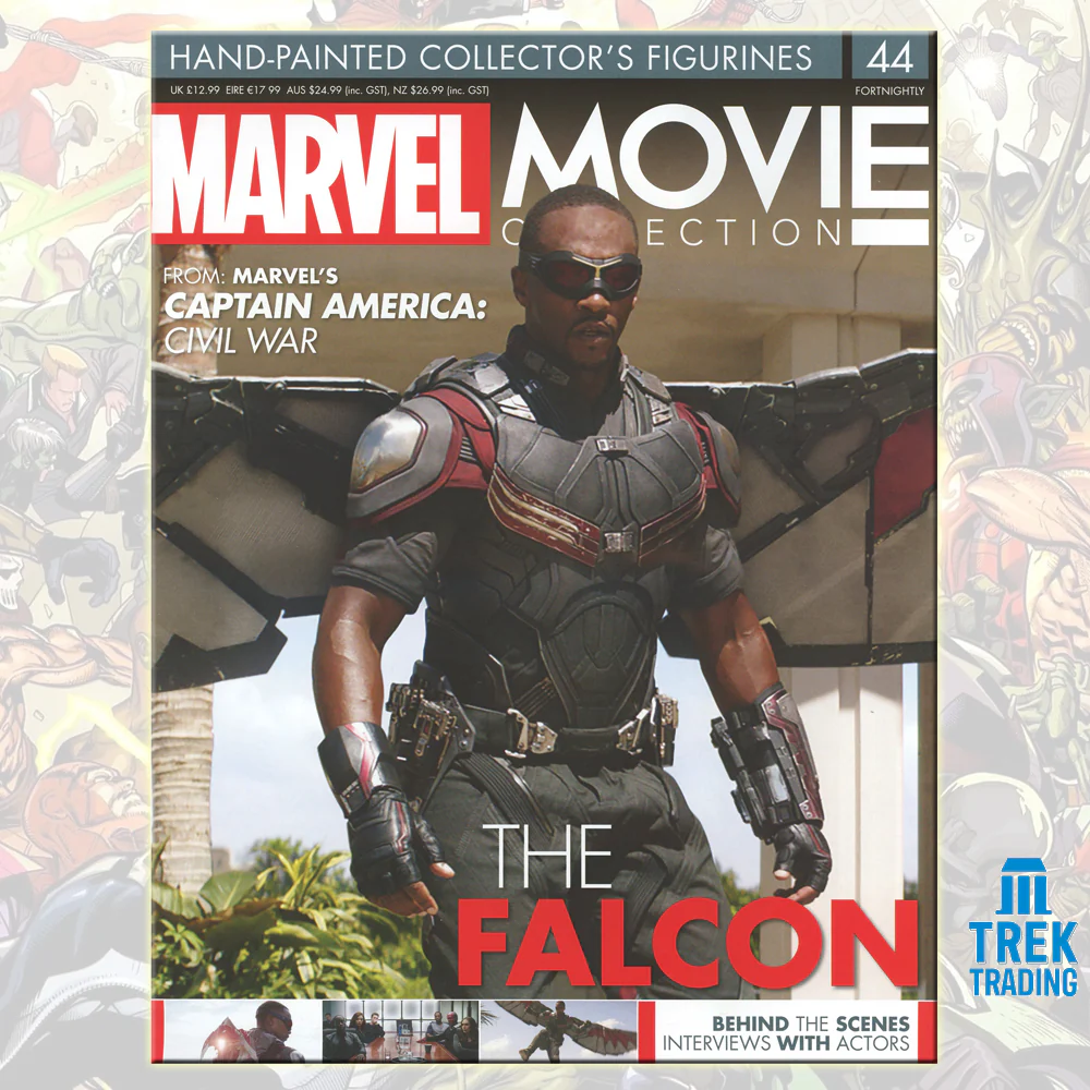Marvel Movie Collection Figurines - 12cm The Falcon 44 with Magazine - Image 3