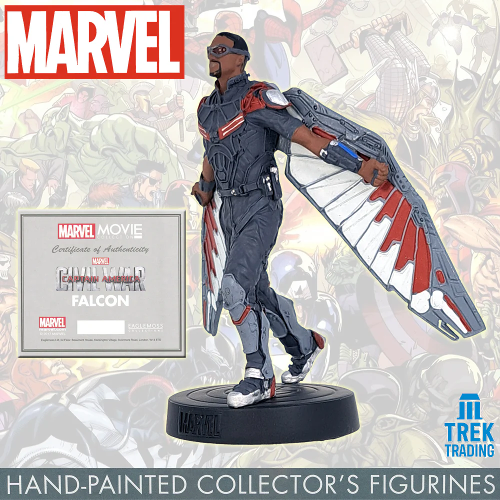 Marvel Movie Collection Figurines - 12cm The Falcon 44 with Magazine - Image 4