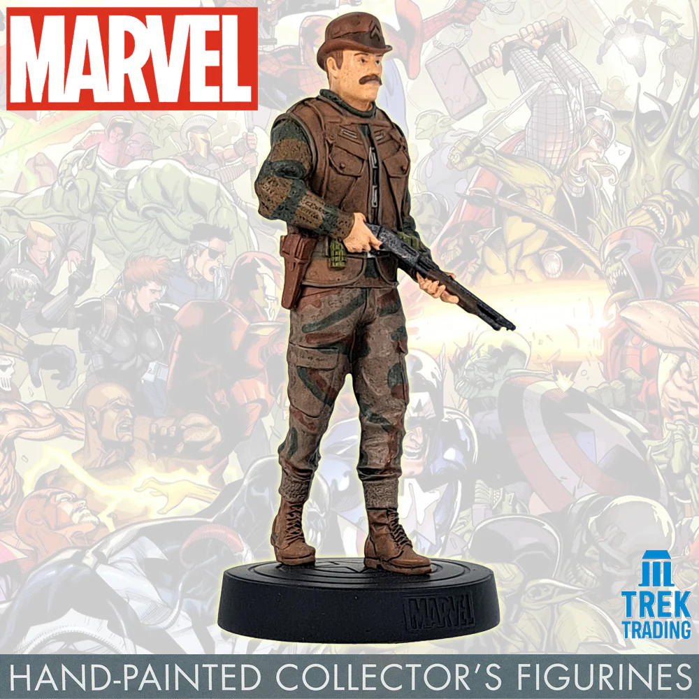 Marvel Movie Collection Figurines - 13cm Timothy Dum Dum Dugan 43 with Magazine - Image 2