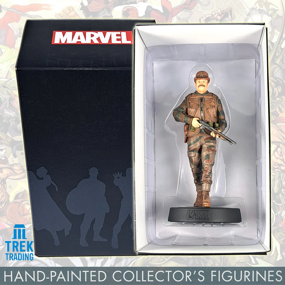 Marvel Movie Collection Figurines - 13cm Timothy Dum Dum Dugan 43 with Magazine - Image 4