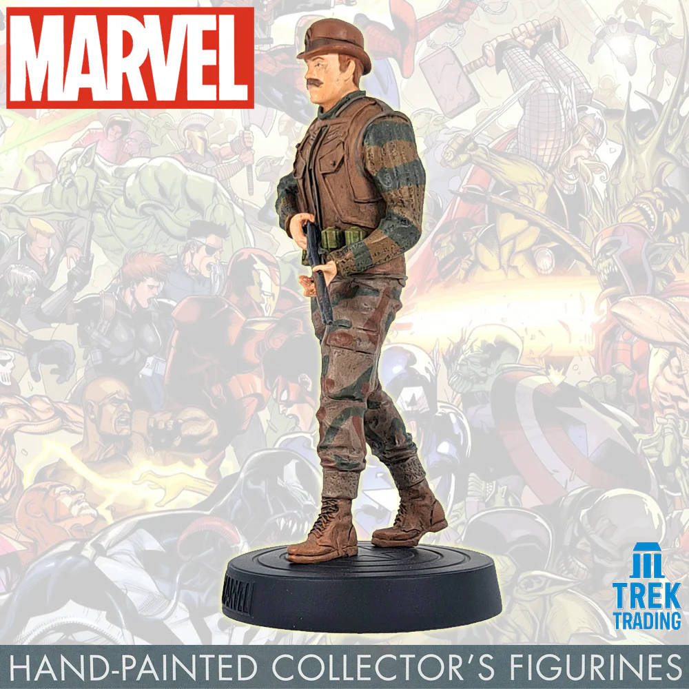 Marvel Movie Collection Figurines - 13cm Timothy Dum Dum Dugan 43 with Magazine - Image 5
