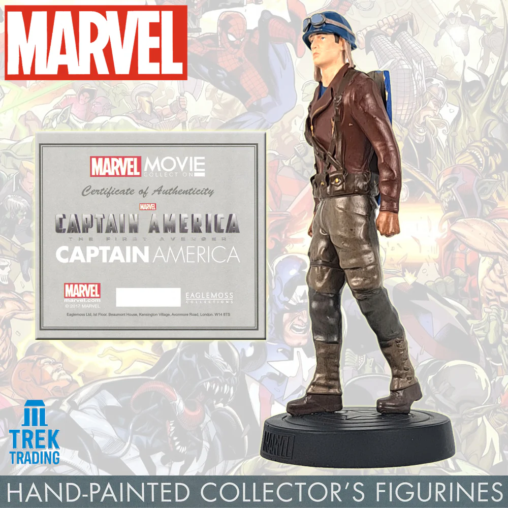 Marvel Movie Collection Figurines - 14cm Captain America: The First Avenger 45 with Magazine - Image 6