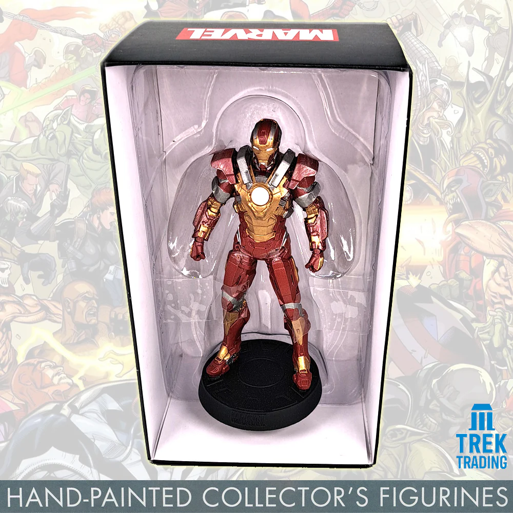 Marvel Movie Collection Figurines - 14cm Iron Man 3  Mark 17 02 with 8-Page Magazine - Image 3