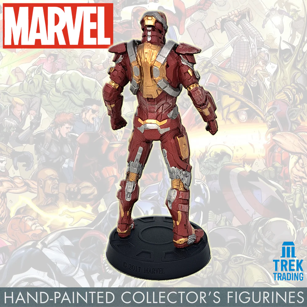 Marvel Movie Collection Figurines - 14cm Iron Man 3  Mark 17 02 with 8-Page Magazine - Image 5