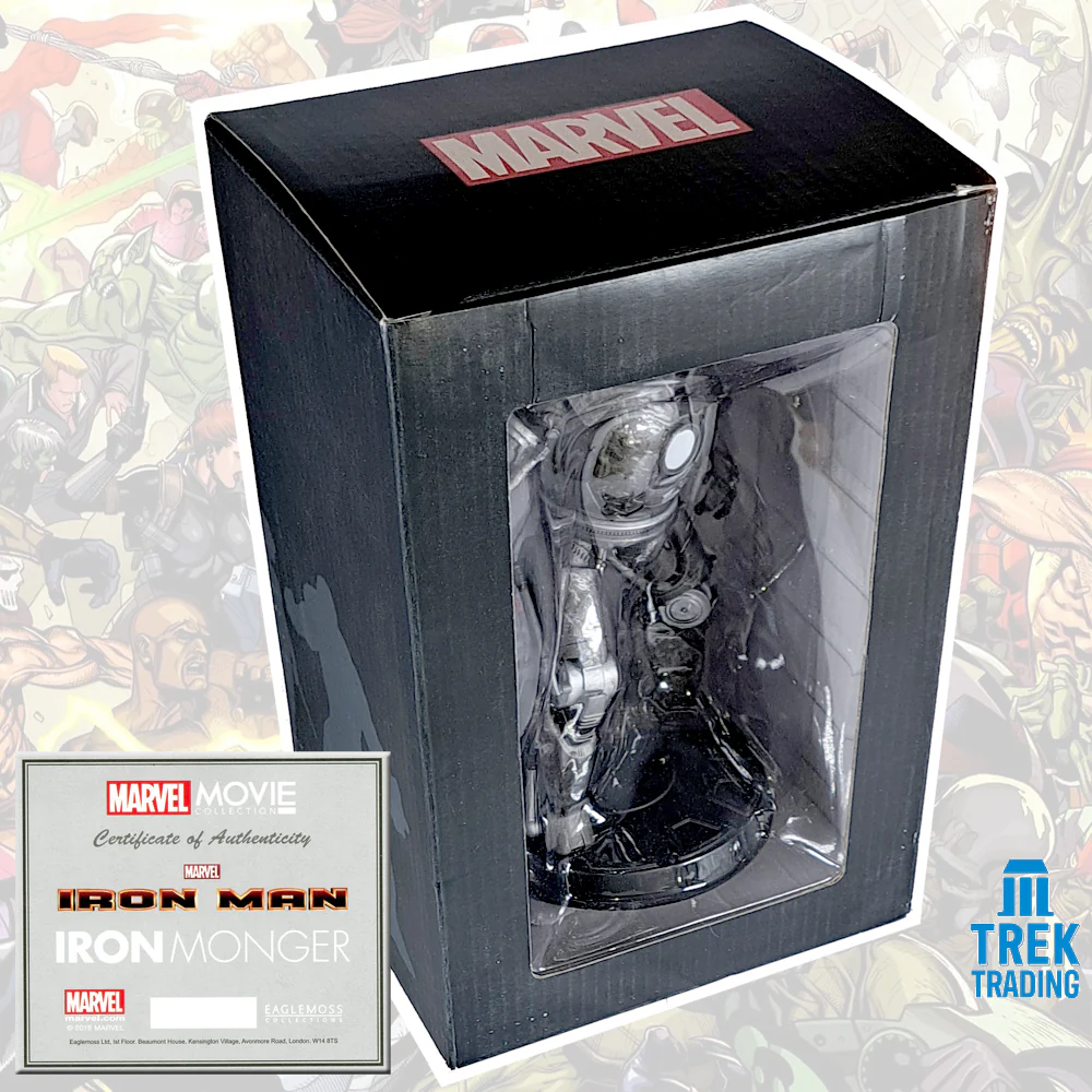 Marvel Movie Collection Eaglemoss Figurines - 17cm Special 08 Iron Monger with Magazine - Image 4