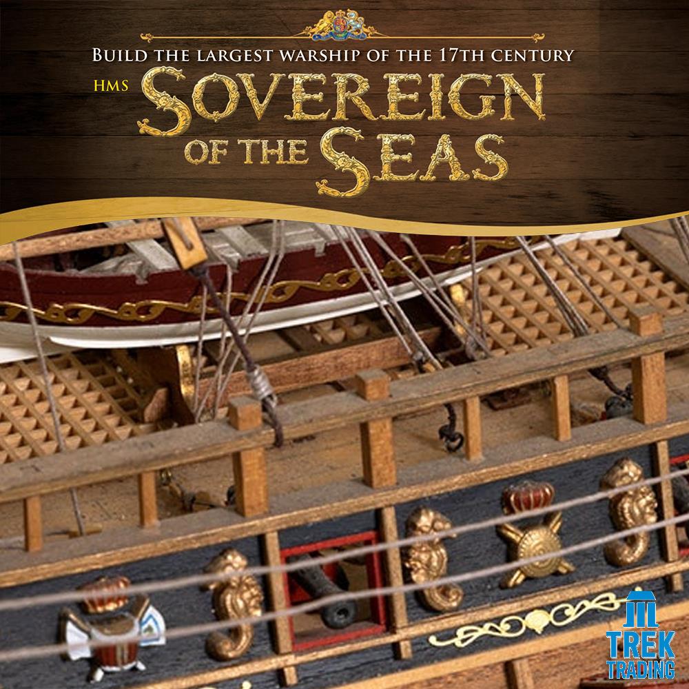 Sovereign of the Seas Complete Kit with 3 Special Gifts & Printed Manual - Image 12