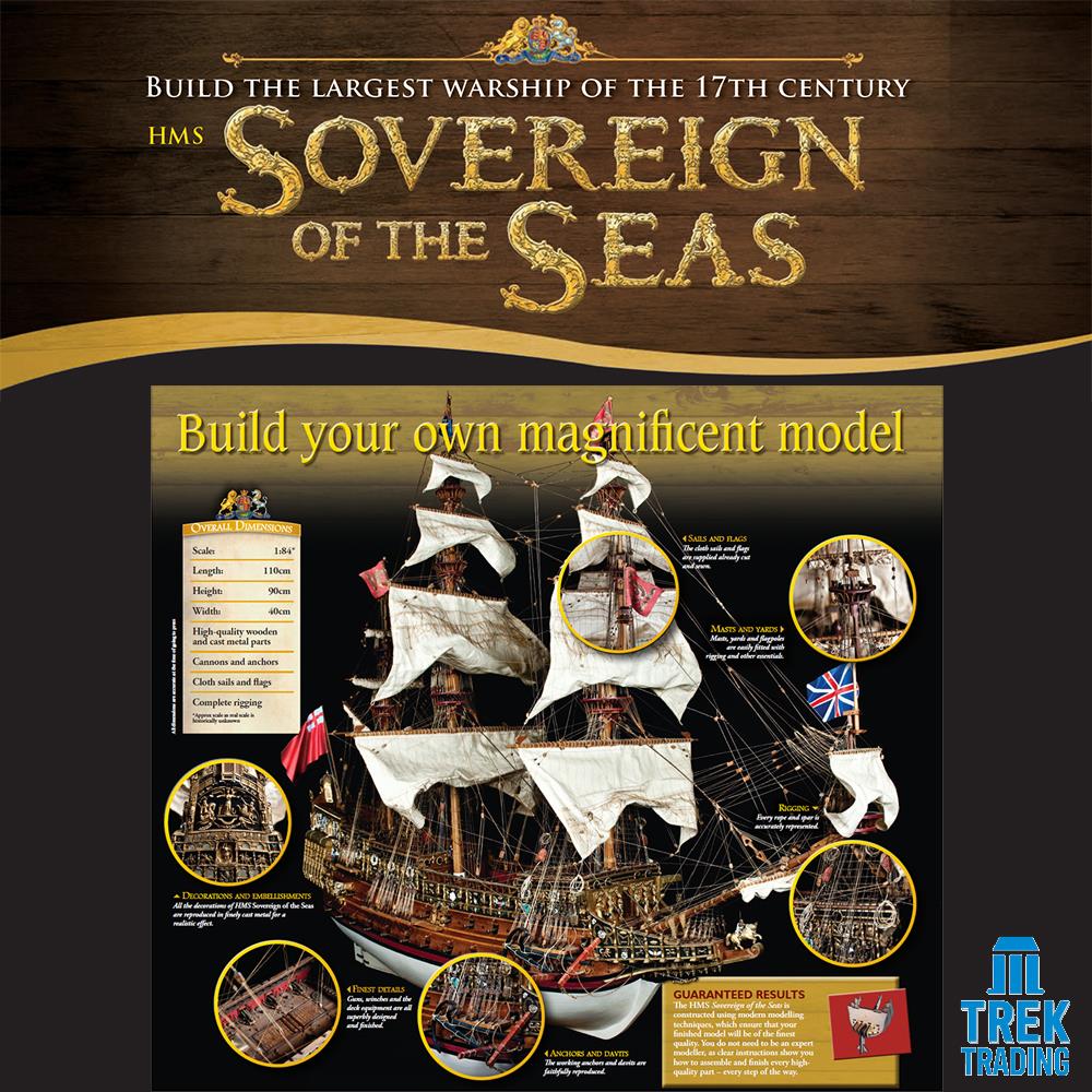 Sovereign of the Seas Step-By-Step Instruction Manual Guide - Image 4