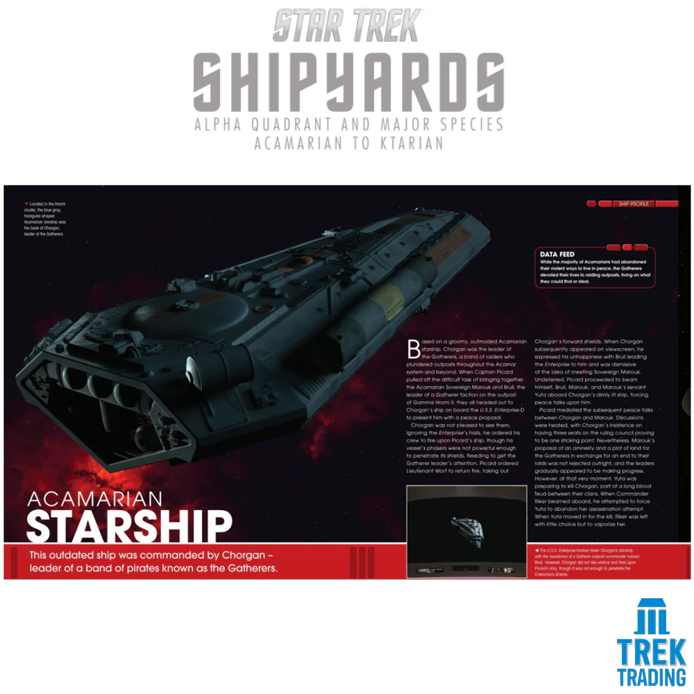 Star Trek Shipyards: Alpha Quadrant and Major Races Volume 1: Acamarian to Ktarian - Hardcover - Image 4