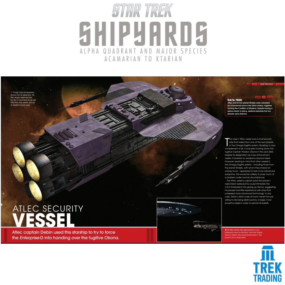 Star Trek Shipyards: Alpha Quadrant and Major Races Volume 1: Acamarian to Ktarian - Hardcover - Image 8