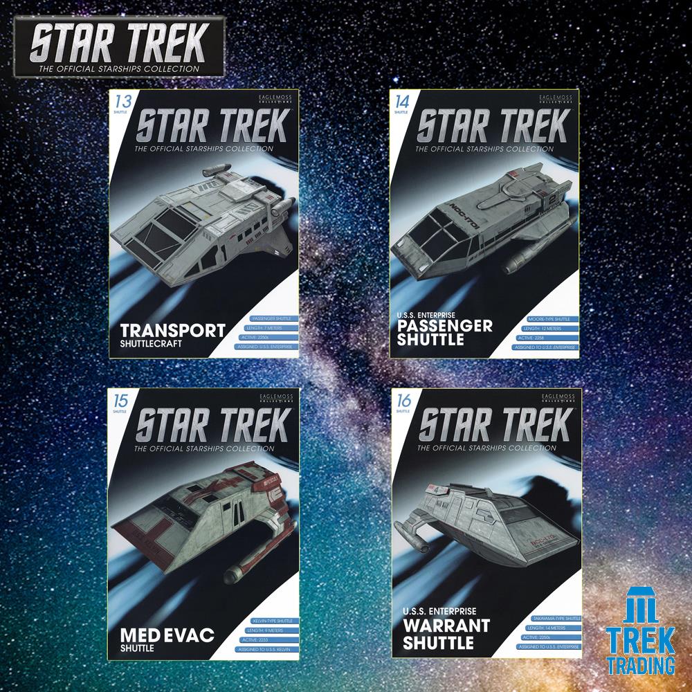 Star Trek Starships Collection - Shuttlecraft Set 4 with Magazines - Issues 13 - 14 - 15 - 16 - Image 7