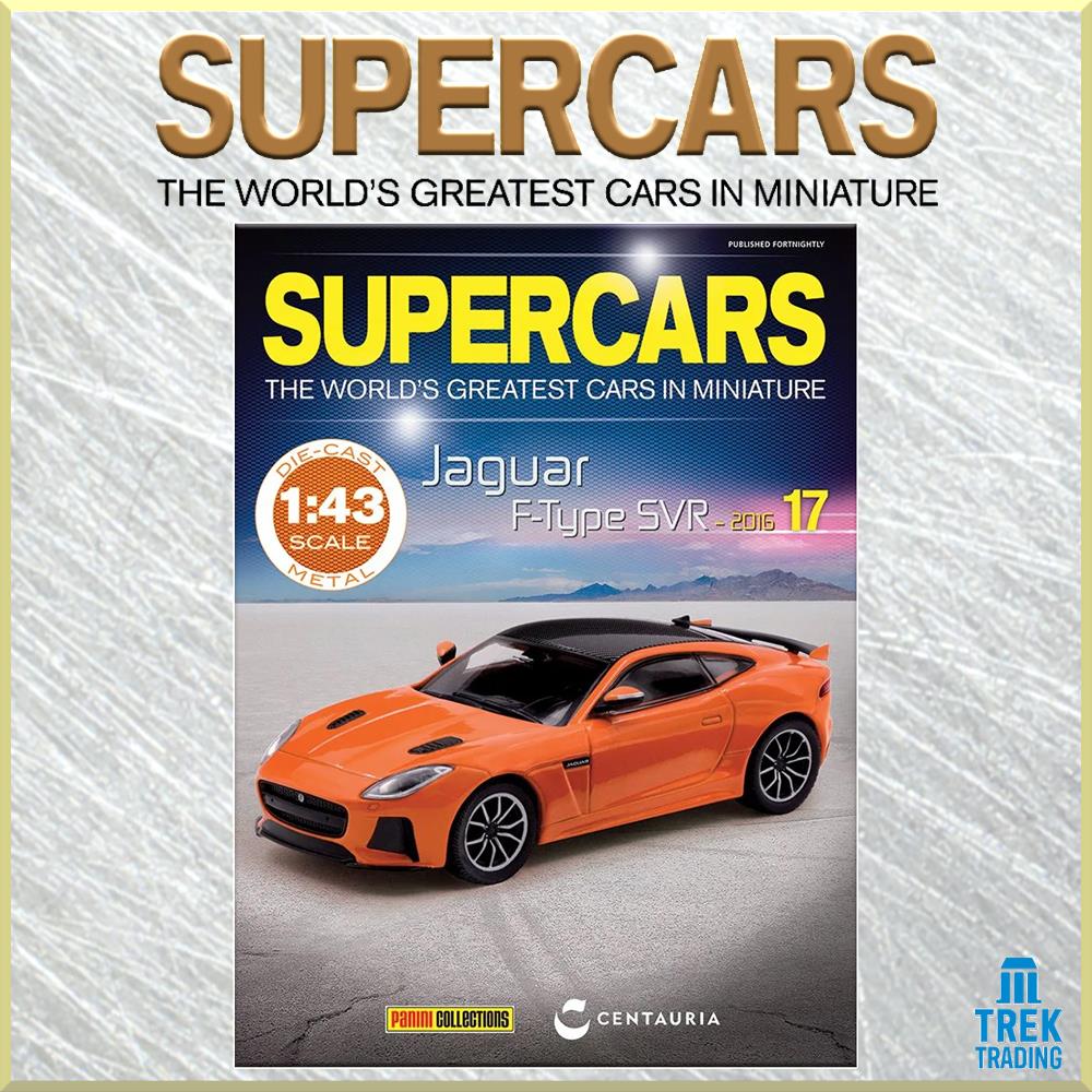 Supercars Collection 17 - Jaguar F Type SVR 2016 with Magazine - Image 3