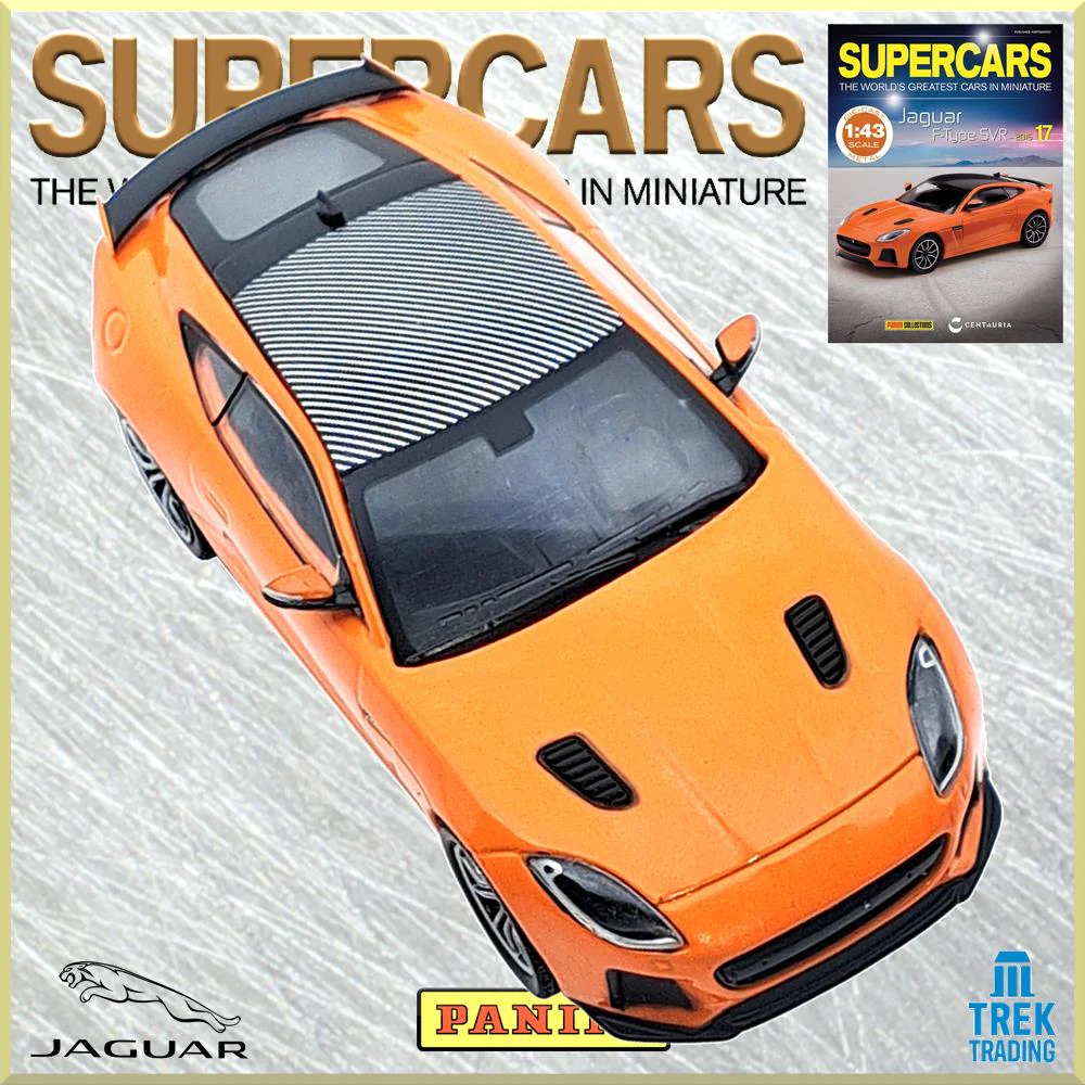 Supercars Collection 17 - Jaguar F Type SVR 2016 with Magazine - Image 4