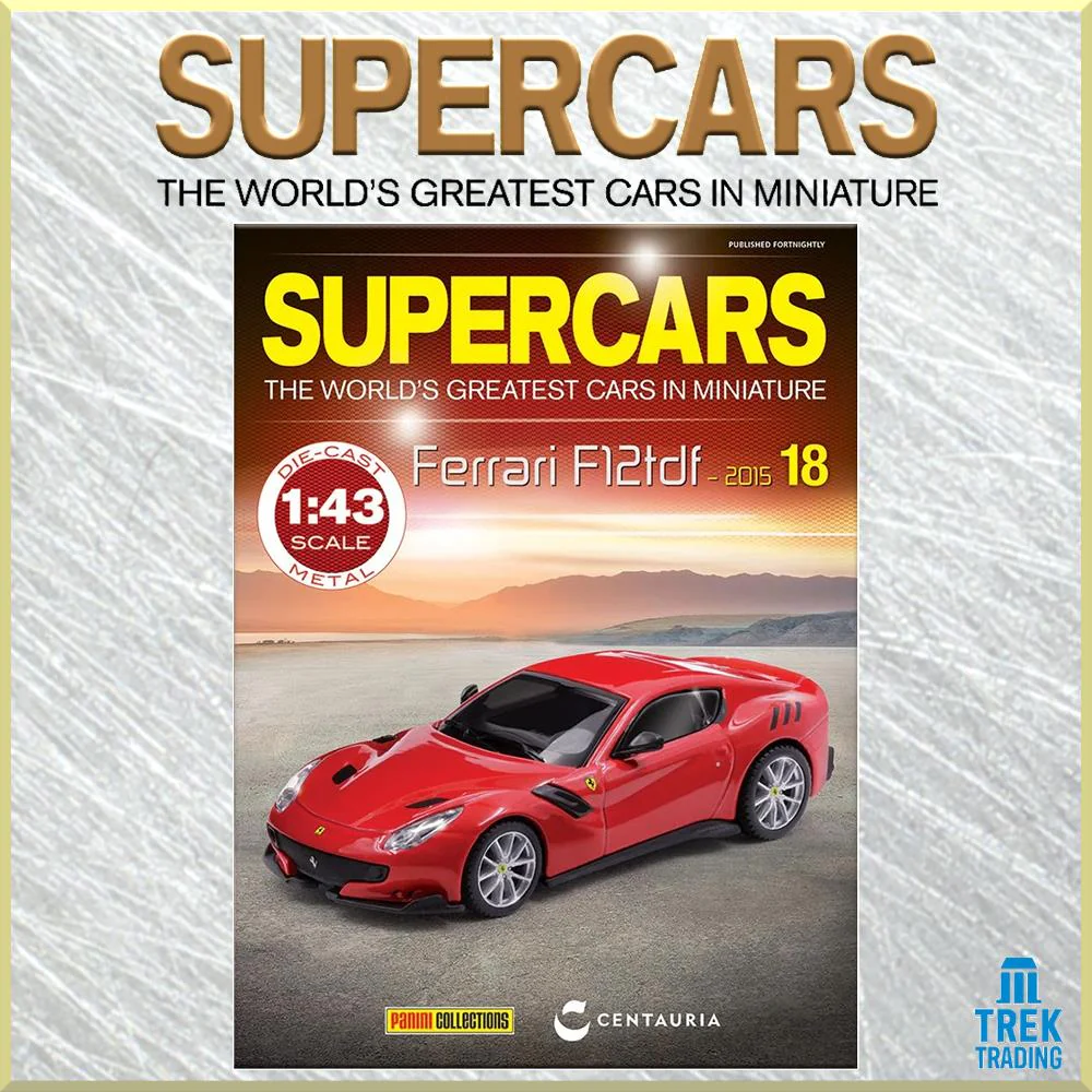 Supercars Collection 18 - Ferrari F12tdf 2015 with Magazine - Image 3