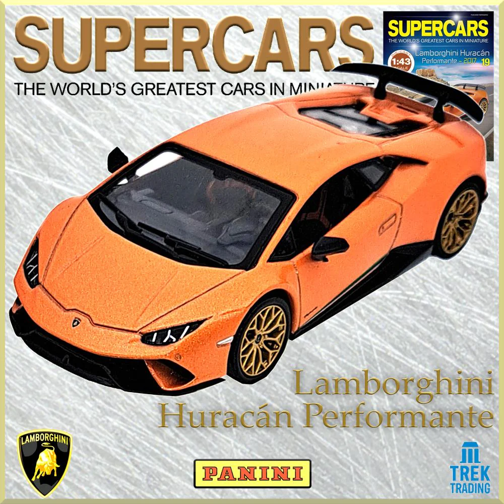 Supercars Collection 19 - Lamborghini Huracán Performante 2017 with Magazine - Image 2