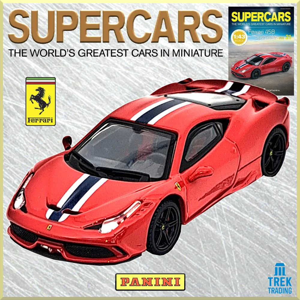 Supercars Collection 21 - Ferrari 458 Speciale 2013 with Magazine - Image 4