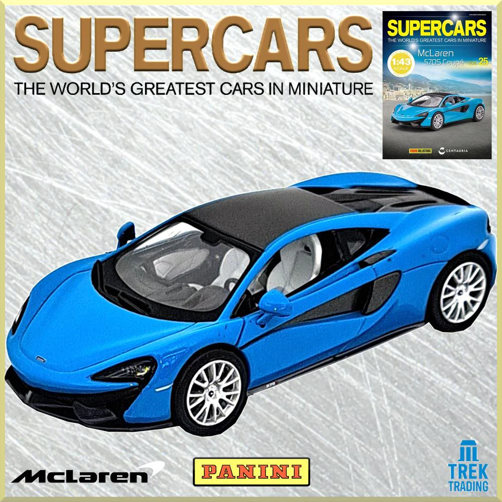 Supercars Collection 25 - McLaren 570S Coupé 2016 with Magazine - Image 4