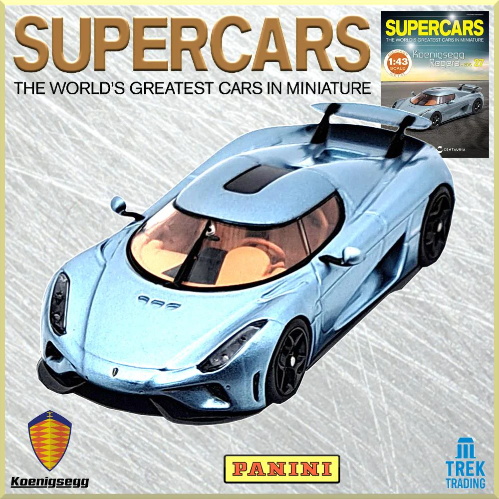 Supercars Collection 27 - Koenigsegg Regera 2016 with Magazine - Image 4