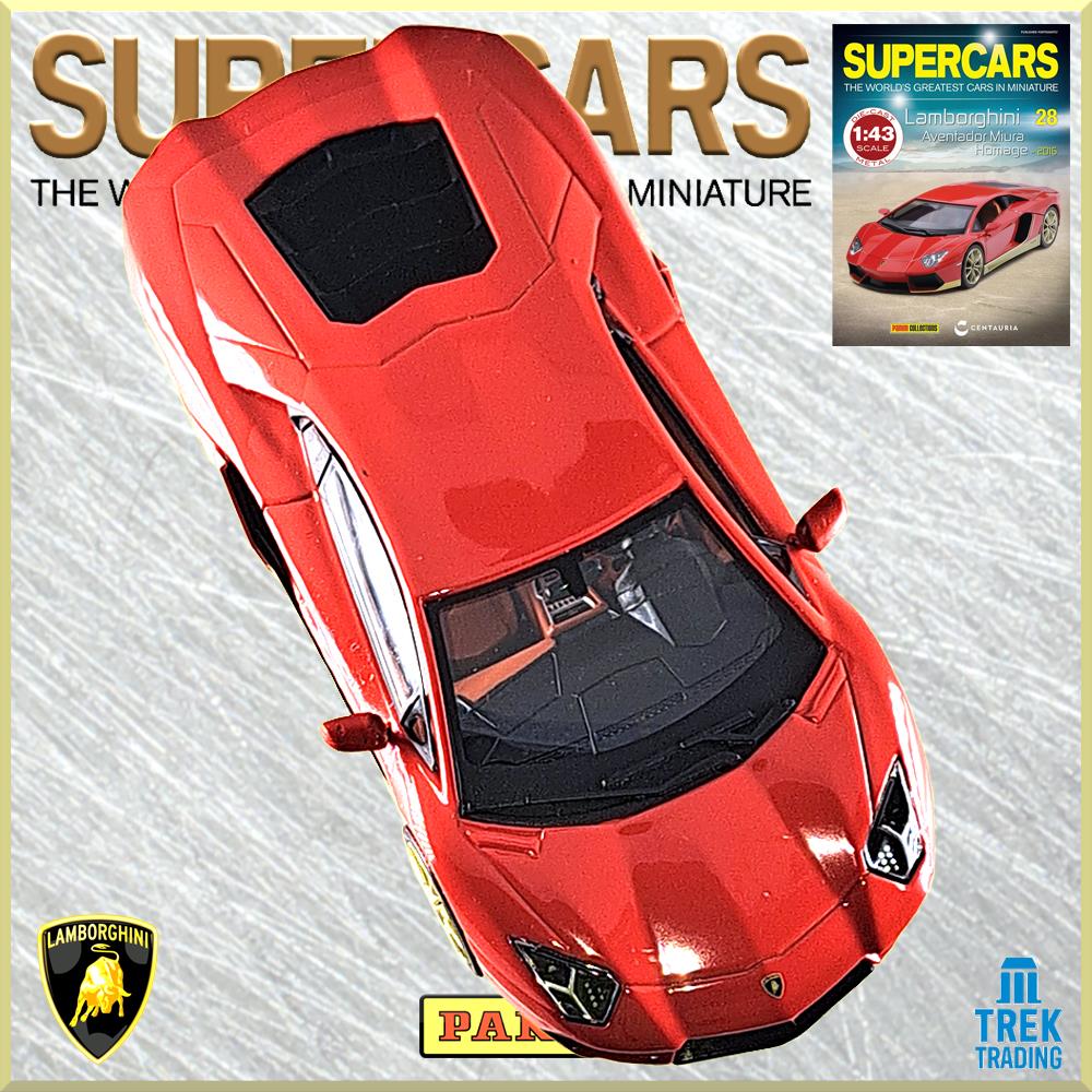 Supercars Collection 28 - Lamborghini Aventador Miura Homage 2016 with Magazine - Image 5